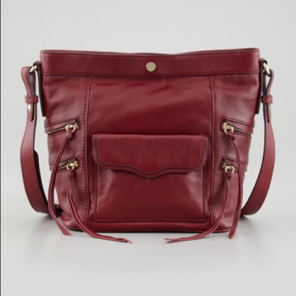 Brand New! Rebecca Minkoff Dexter Bucket Bag -Port